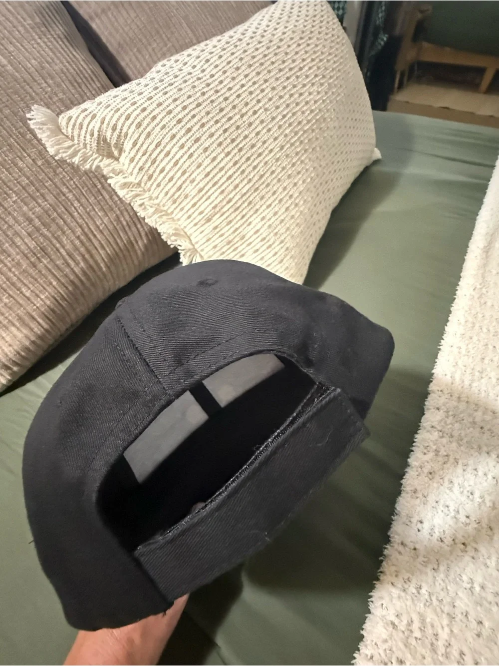 Alo Yoga Black Off-Duty Logo Baseball Cap